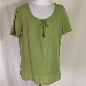Orchadia linen/cotton blend pull over tunic